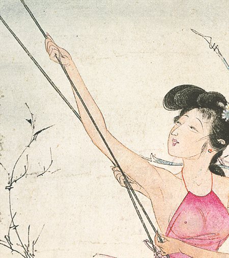 北京-胡也佛的仕女画和最知名的金瓶梅秘戏图